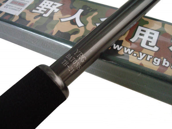 21寸鈦黑野人谷甩棍